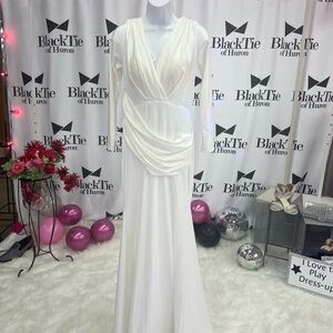 Elegant White Gown by